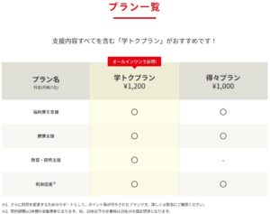 ベネフィット・ステーション プラン一覧