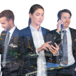 デジタル化する働き方を実践する従業員