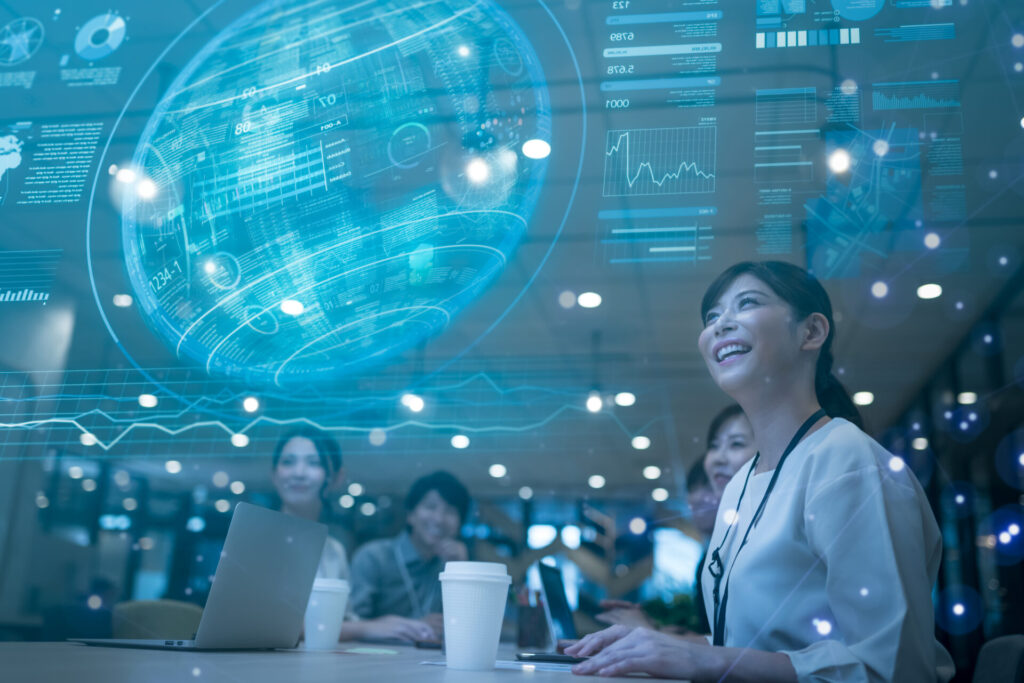 デジタル化でさらに効率よく働けるようになり笑顔の従業員